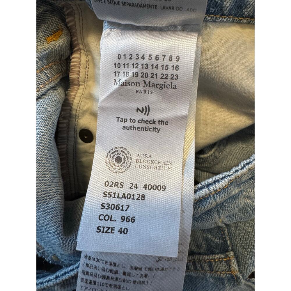 Maison Margiela Décortiqué Wide Leg Jeans - US Size 4 $895.00 retail price - Picture 8 of 10